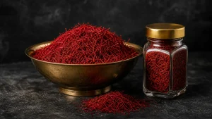 زعفران سرگل توکلی بافت رشته‌ای معیار خرید مطمئن