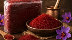 زعفران سرگل درجه یک نوین بسته ۶۰۸ گرمی
