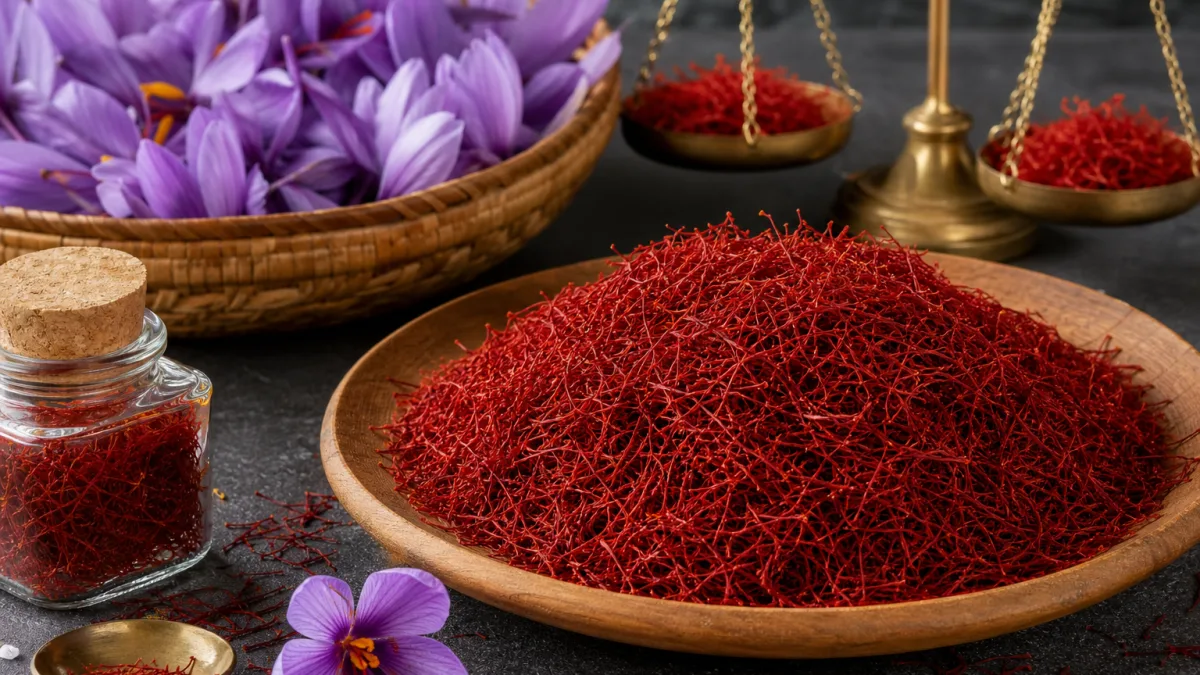 زعفران سرگل با خلوص سنجش‌پذیر