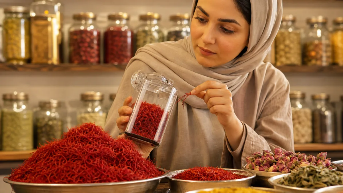 مصرفکنندگان خانگی و زعفران سرگل مصطفوی