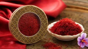 هدیه کوچک زعفران سرگل سحرخیز طرح خاتم