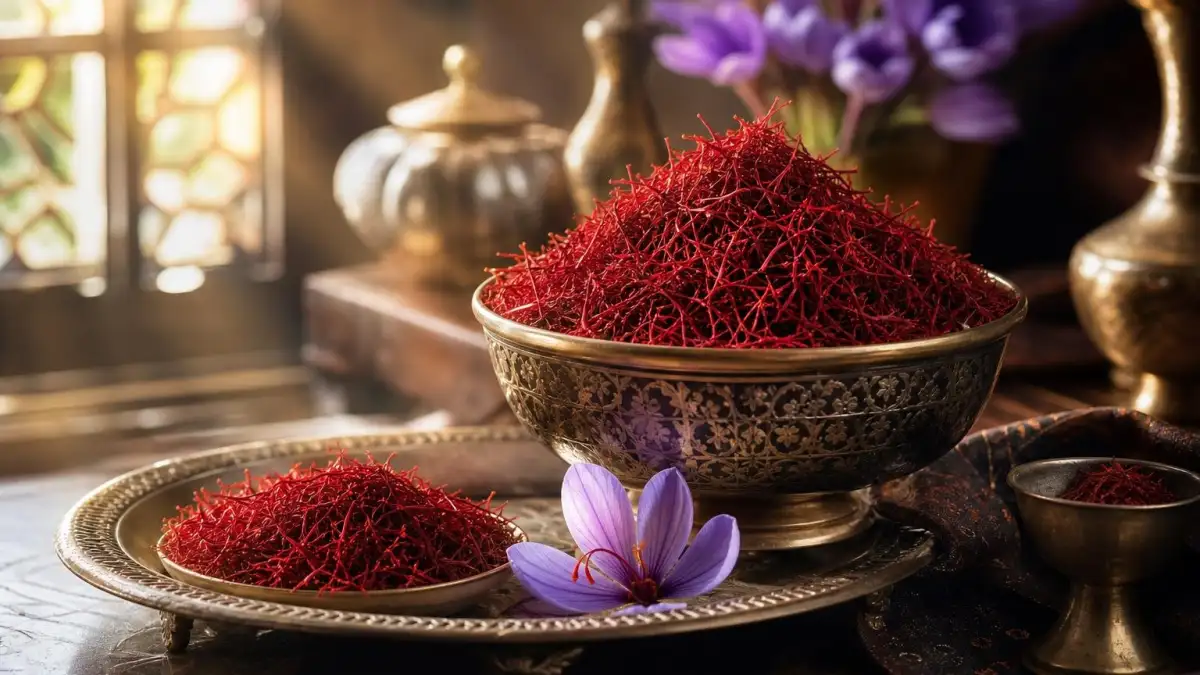 زعفران سرگل و شکسته قائنات بافت متفاوت